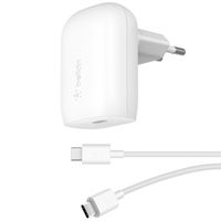 Belkin ﻿Adaptateur Boost↑Charge™ avec câble - USB-C vers USB-C - 1 mètre - 30 W - Blanc