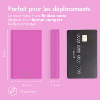 imoshion Ultra Series Batterie externe 10.000 mAh - Rose Vif
