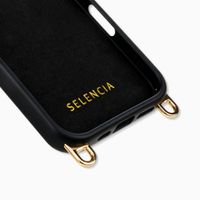 Selencia Coque arrière Rivièra avec MagSafe avec crochets amovibles Apple iPhone 16 Pro - Velvet Black