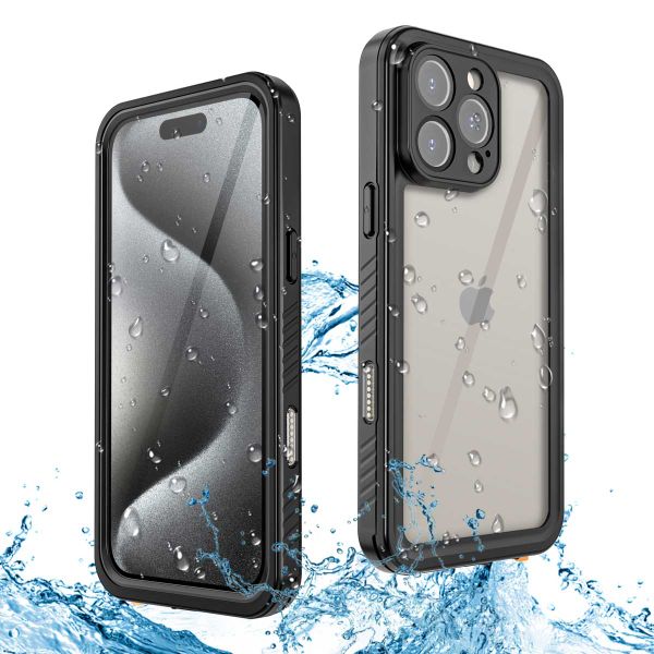 Redpepper Coque imperméable Dot Plus Apple iPhone 16 Pro Max - Noir