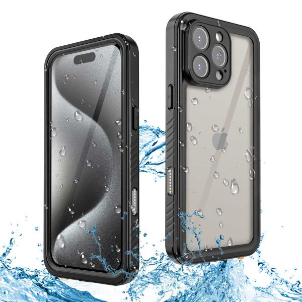 Redpepper Coque imperméable Dot Plus iPhone 16 Pro Max - Noir