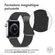 imoshion Bracelet en cuir magnétique Apple Watch Series 1-9 / SE - 38/40/41 mm / Series 10 - 42 mm - Noir