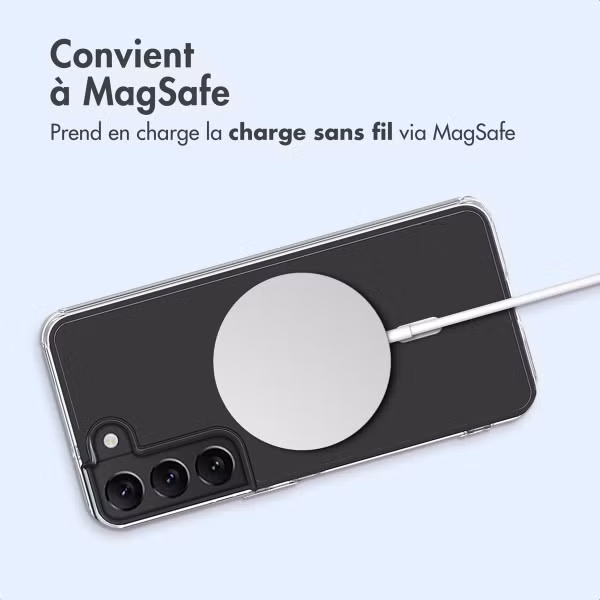 imoshion Coque arrière de protection avec MagSafe Samsung Galaxy S22 - Transparent