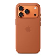 Apple Coque en silicone avec MagSafe Apple iPhone 17 Pro - Terracotta