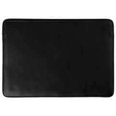 Accezz Leather Pochette ordinateur Apple MacBook 16 pouces - Noir