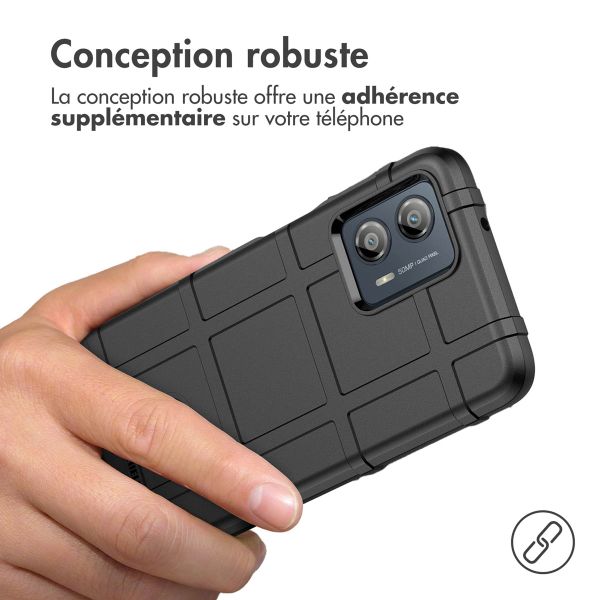 imoshion Coque Rugged Shield Motorola Moto G53 - Noir
