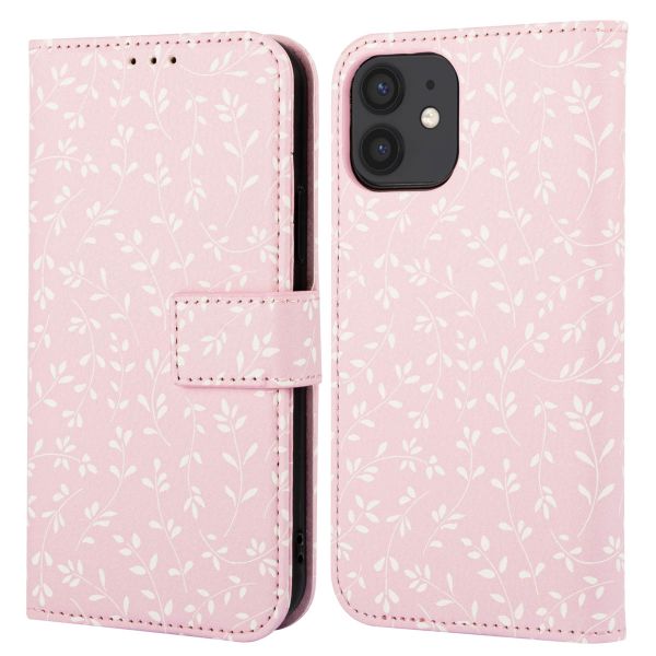 imoshion Étui de téléphone portefeuille Design iPhone 12 (Pro) - Pink Bazaar Flowers