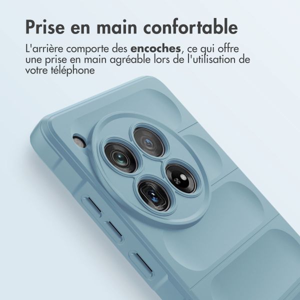 imoshion Coque arrière EasyGrip OnePlus 12 - Bleu clair