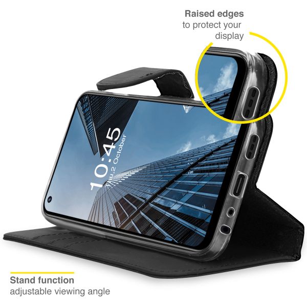 Accezz Étui de télephone Wallet Oppo A74 (5G) / A54 (5G) - Noir