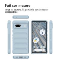 imoshion Coque arrière EasyGrip Google Pixel 7a - Bleu clair