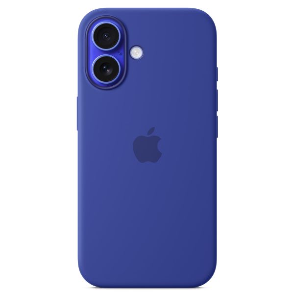 Apple Coque en silicone MagSafe iPhone 16 - Ultramarine