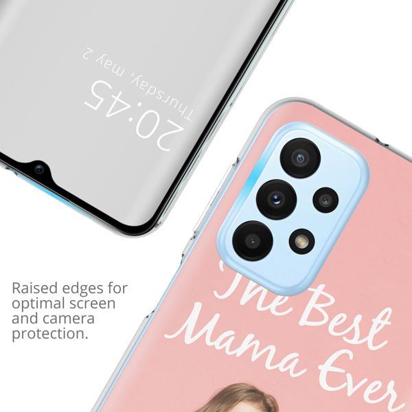 Concevez votre propre coque en gel Samsung Galaxy A23 (5G) - Transparent