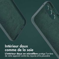 Accezz Étui de téléphone portefeuille en cuir 2-en-1 avec MagSafe Samsung Galaxy S24 Plus - Cedar Green