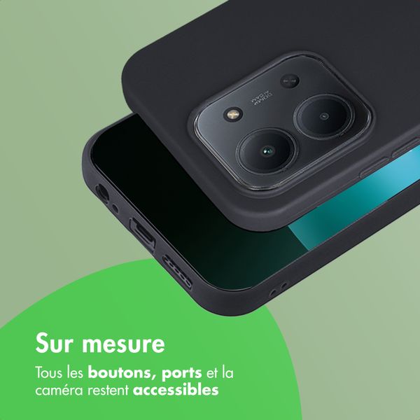 imoshion Coque Couleur Xiaomi Redmi 15C (5G) - Noir