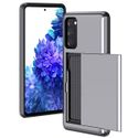 imoshion Coque arrière avec porte-cartes Samsung Galaxy S20 FE - Gris