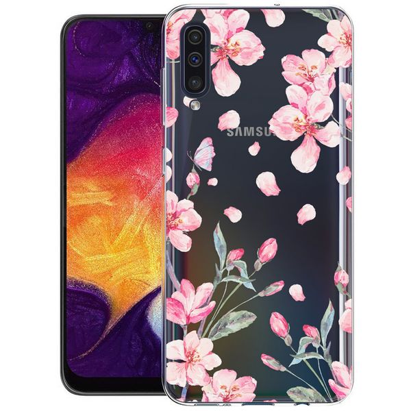 imoshion Coque Design Samsung Galaxy A50 / A30s - Fleur - Rose