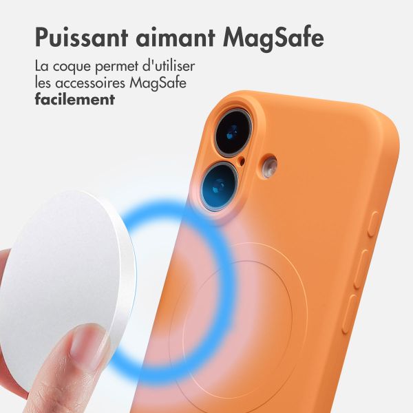 imoshion Coque Couleur avec MagSafe Apple iPhone 17 - Neon Orange