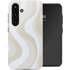 Selencia Coque arrière Vivid Samsung Galaxy S25 - Desert Waves Beige
