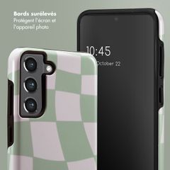 Selencia Coque arrière Vivid Samsung Galaxy S21 FE - Groovy Sage Green