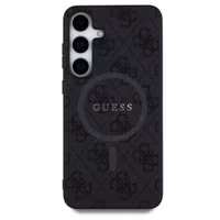 Guess Coque MagSafe Classic avec logo 4G Samsung Galaxy S25 - Noir