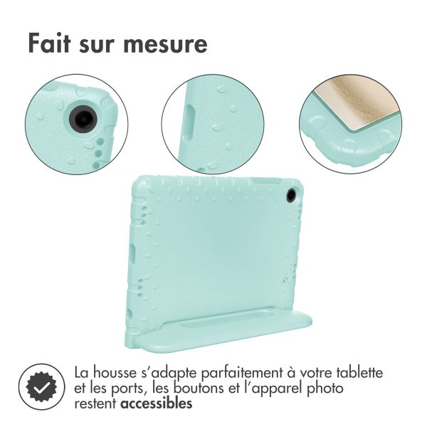 imoshion Coque kidsproof avec poignée Samsung Galaxy Tab A9 Plus - Soft Blue