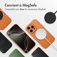imoshion Coque Couleur avec MagSafe Apple iPhone 16 Pro Max - Neon Orange