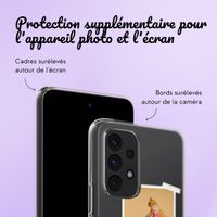 Coque personnalisée avec pellicule N°2 Samsung Galaxy A53 - Transparent