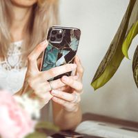 imoshion Coque Design Apple iPhone 13 Pro Max - Marble - Bleu