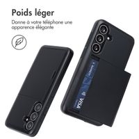 imoshion Coque arrière avec porte-cartes Samsung Galaxy S25 FE - Noir