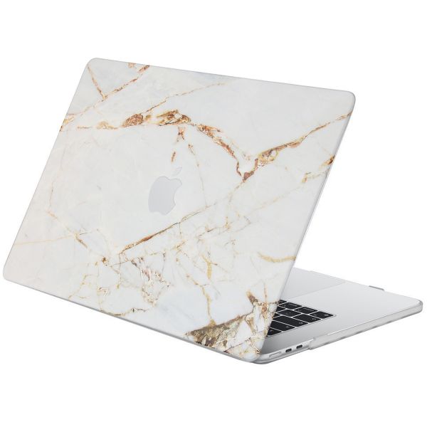 imoshion Coque Design Laptop MacBook Air 15 pouces (2023) / Air 15 pouces (2024) M3 chip - A2941 / A3114 - White Marble