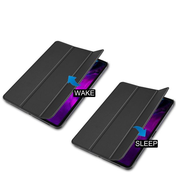 imoshion Coque tablette Trifold Apple iPad Pro 12.9 (2020) / iPad Pro 12.9 (2018) - Noir
