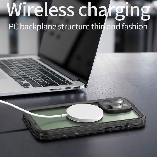 Redpepper Coque imperméable Dot Plus Apple iPhone 14 Pro Max - Noir