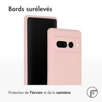 Accezz Coque Liquid Silicone Google Pixel 7 Pro - Rose