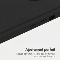 Accezz Coque arrière Edge avec MagSafe Apple iPhone 15 - Noir