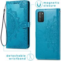 imoshion Etui de téléphone Mandala Xiaomi Poco M3 - Turquoise