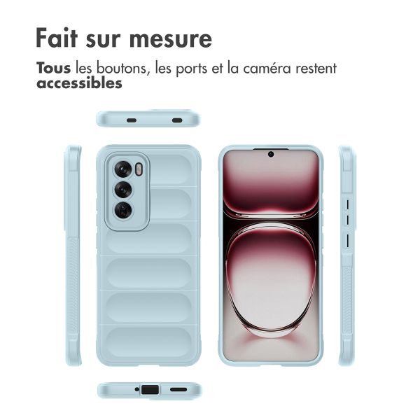 imoshion Coque arrière EasyGrip Oppo Reno 12 - Bleu clair