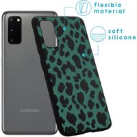 imoshion Coque Design Samsung Galaxy S20 - Léopard - Vert / Noir