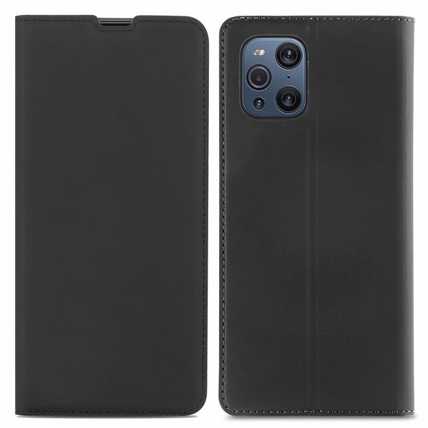 imoshion Étui de téléphone Slim Folio Oppo Find X3 Pro 5G - Noir