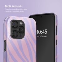 Selencia Coque arrière Vivid avec MagSafe Apple iPhone 15 Pro - Zebra Light Pink Lilac