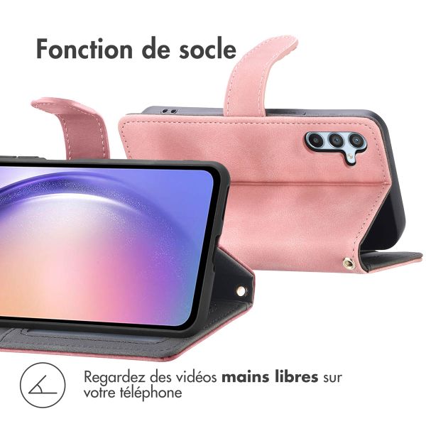 imoshion Etui de télephone portefeuille avec cordon Samsung Galaxy A56 - Rose