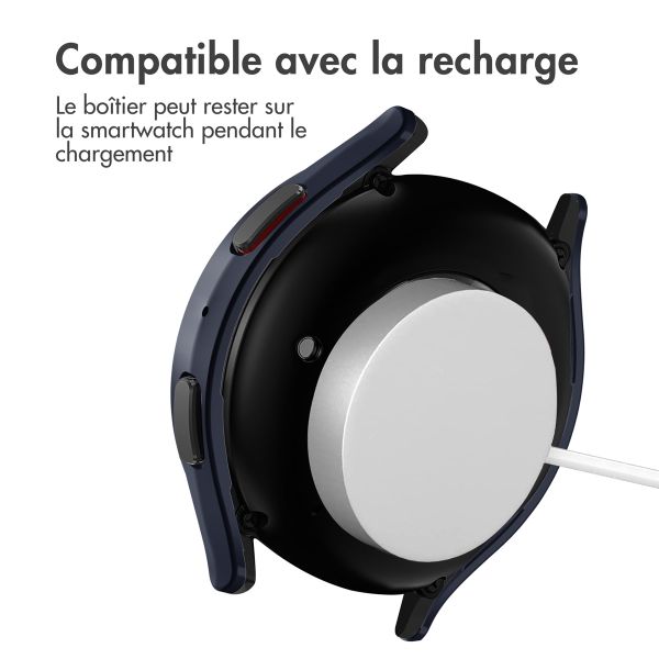 imoshion Coque rigide à couverture complète Samsung Galaxy Watch 5 - 44 mm - Bleu foncé