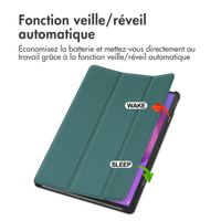 imoshion Coque tablette Trifold Lenovo Idea Tab Pro - Vert foncé