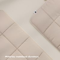 Selencia Pochette ordinateur Puffy 15-16 pouces - Beige