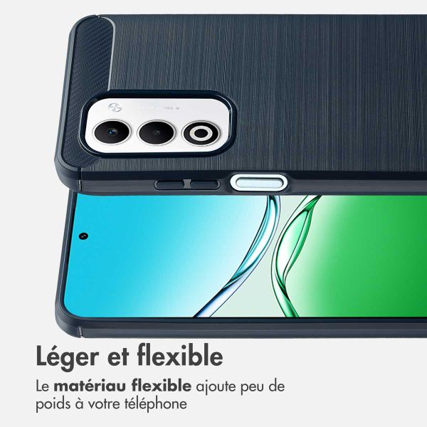 imoshion Coque Brushed Oppo A5 5G (2025) - Bleu foncé