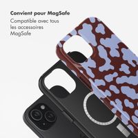 Selencia Coque arrière Vivid avec MagSafe Apple iPhone 15 - Moo'd Lavender Glow