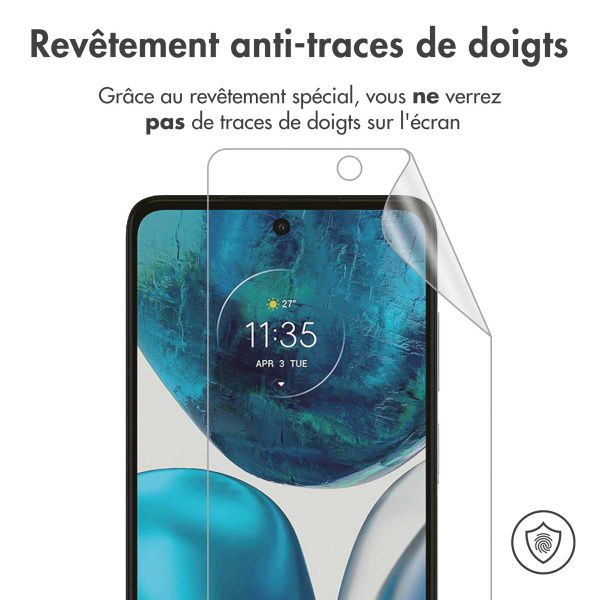 imoshion Protection d'écran Film 3 pack Motorola Moto G72