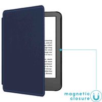 imoshion Slim Hard Sleepcover Amazon Kindle (2024) / Amazon Kindle (2022) 11th gen - Bleu foncé