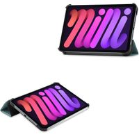 imoshion Coque tablette Trifold Apple iPad Mini 7 (2024) / iPad Mini 6 (2021) - Vert foncé
