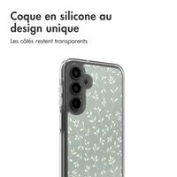 imoshion Coque Design Samsung Galaxy A16 - Smoke Green Flowers