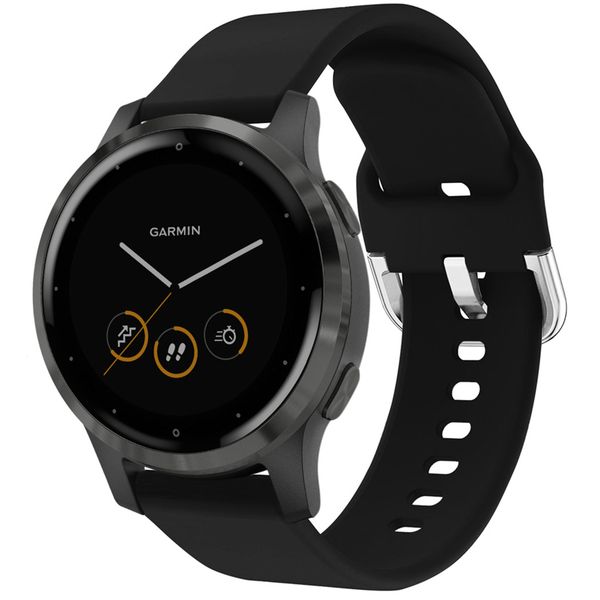 imoshion Bracelet silicone Garmin Vivoactive 4L - Noir